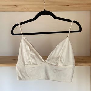Zara Satin-feel Bra Top